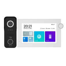 IP-комплект домофону Bas-IP BAS KIT AV-06 black + AZ07LL white